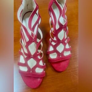 Elegant Red Strappy Women's Sandals